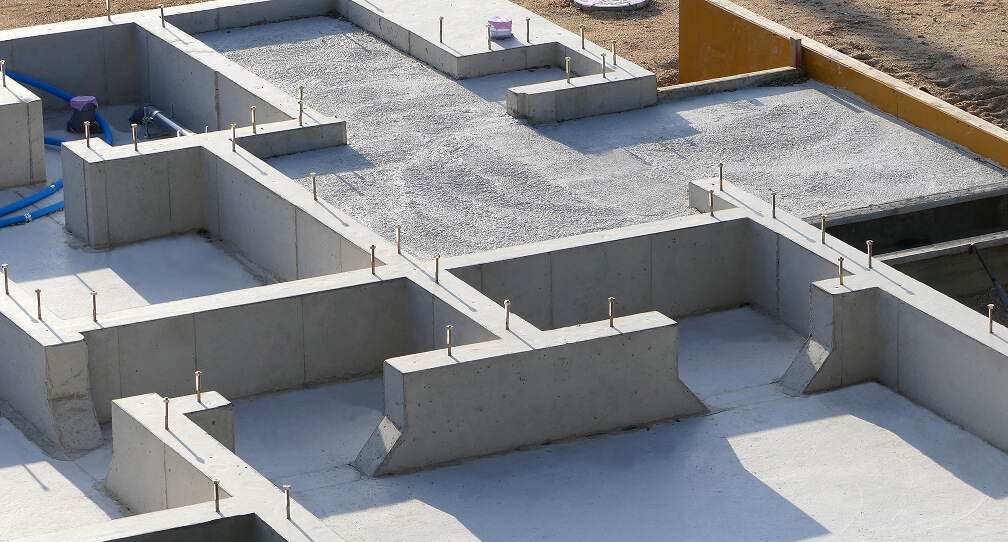 安定性の高いベタ基礎を採用